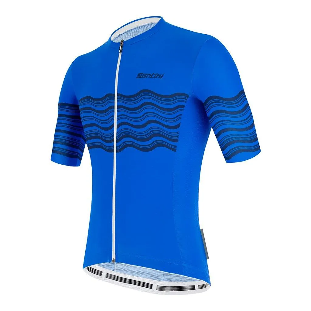 Santini Tono Profilo Mens Cycling Jersey (Royal Blue)