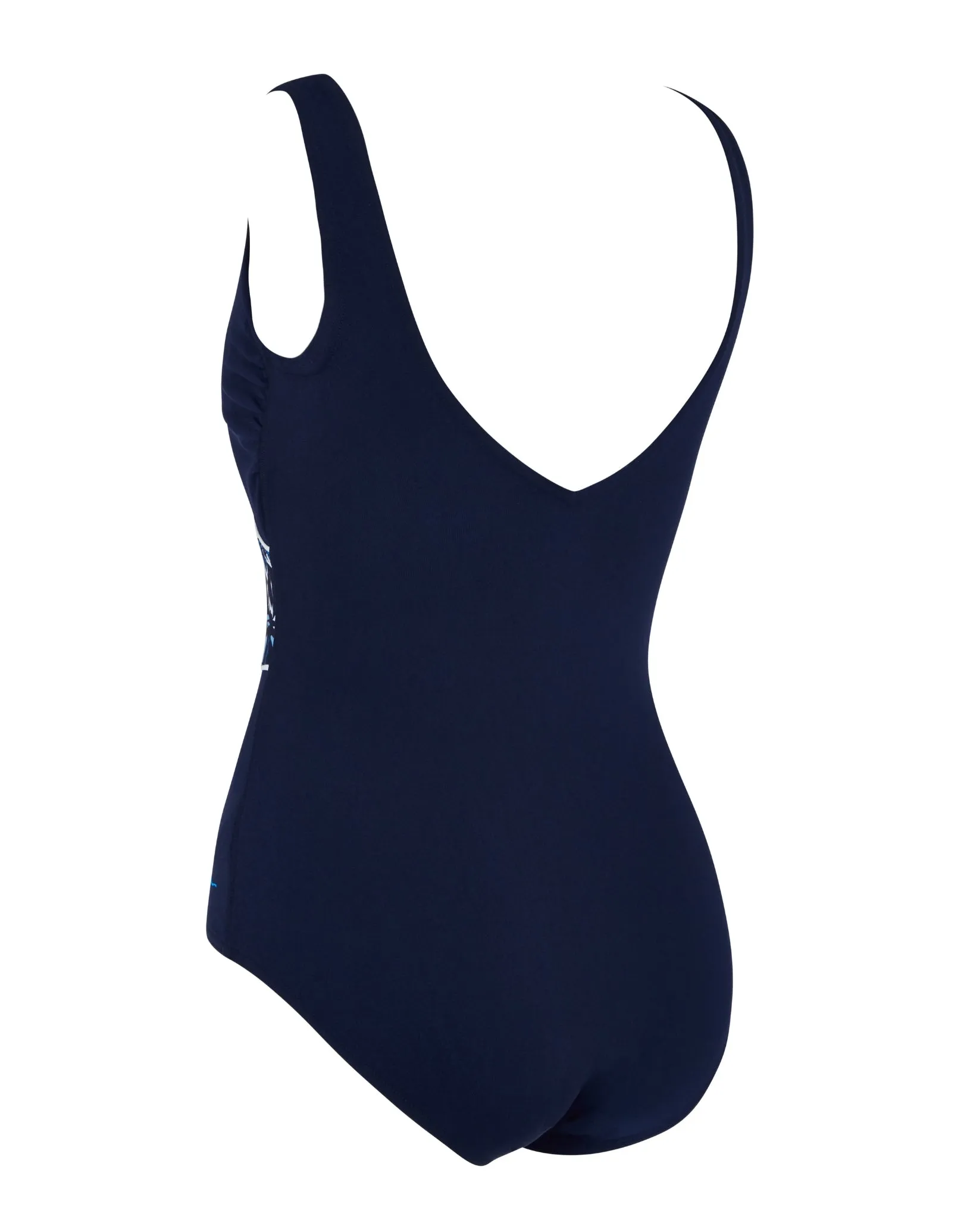 Sapphire Wrap Front Swimsuit - Navy/Blue