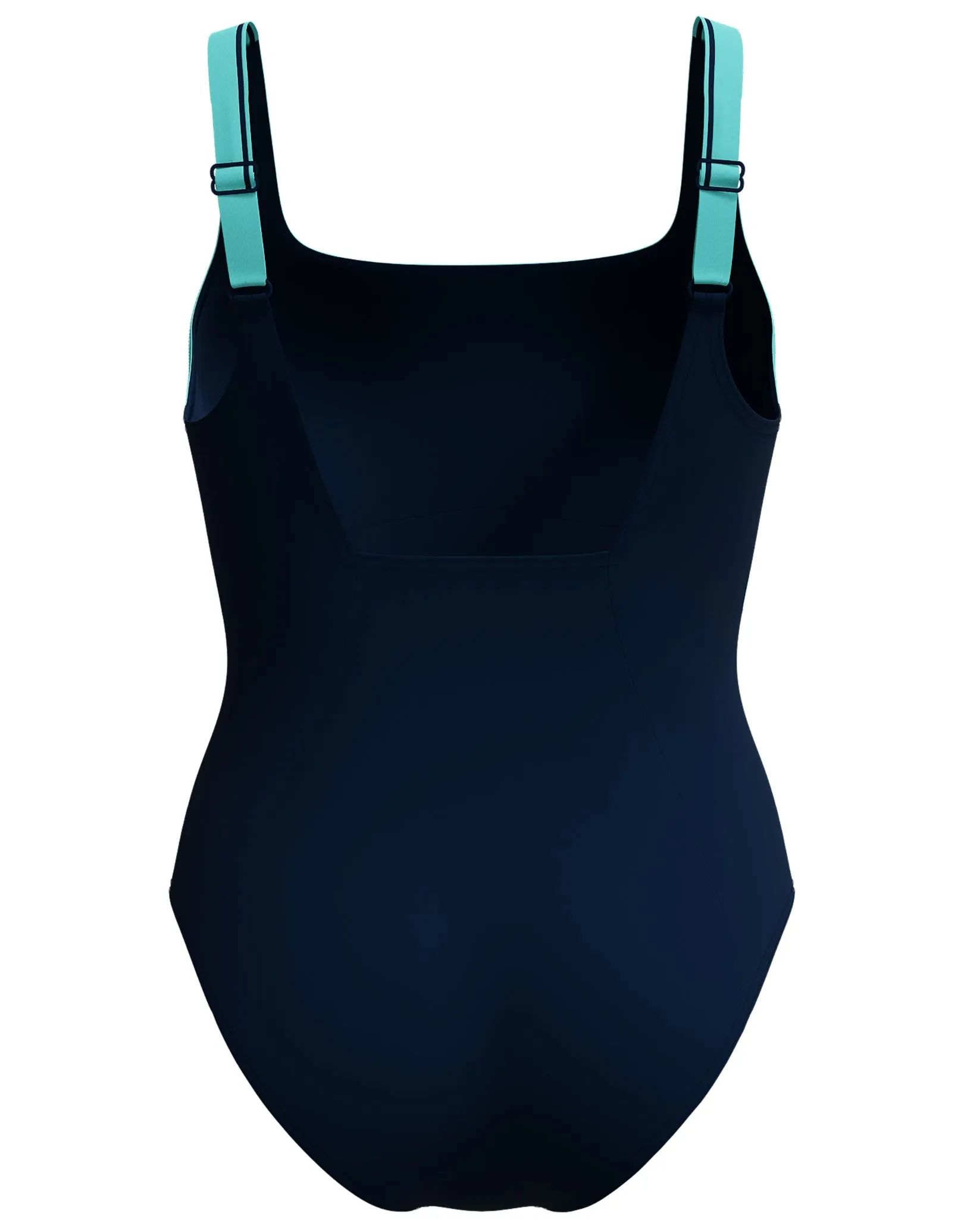 Shaping Contour Eclipse Swimsuit - Navy/Turquoise