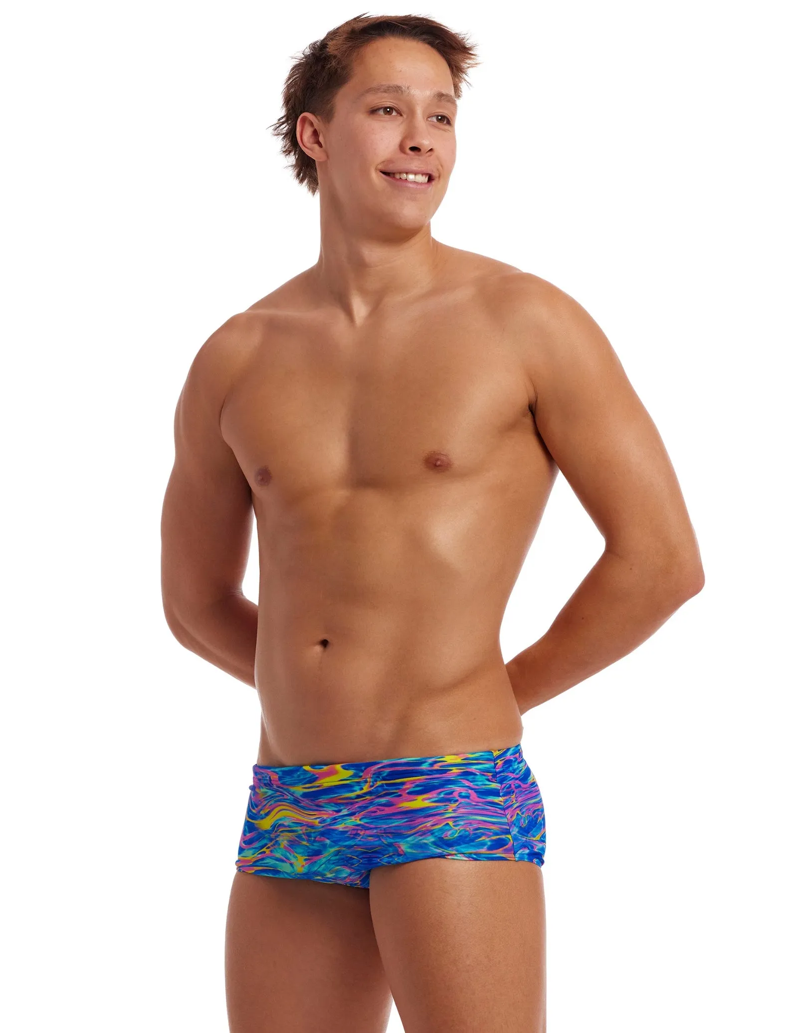 Stir Crazy Sidewinder Swim Trunks - Blue