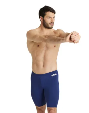 Team Solid Swim Jammer - Navy/White