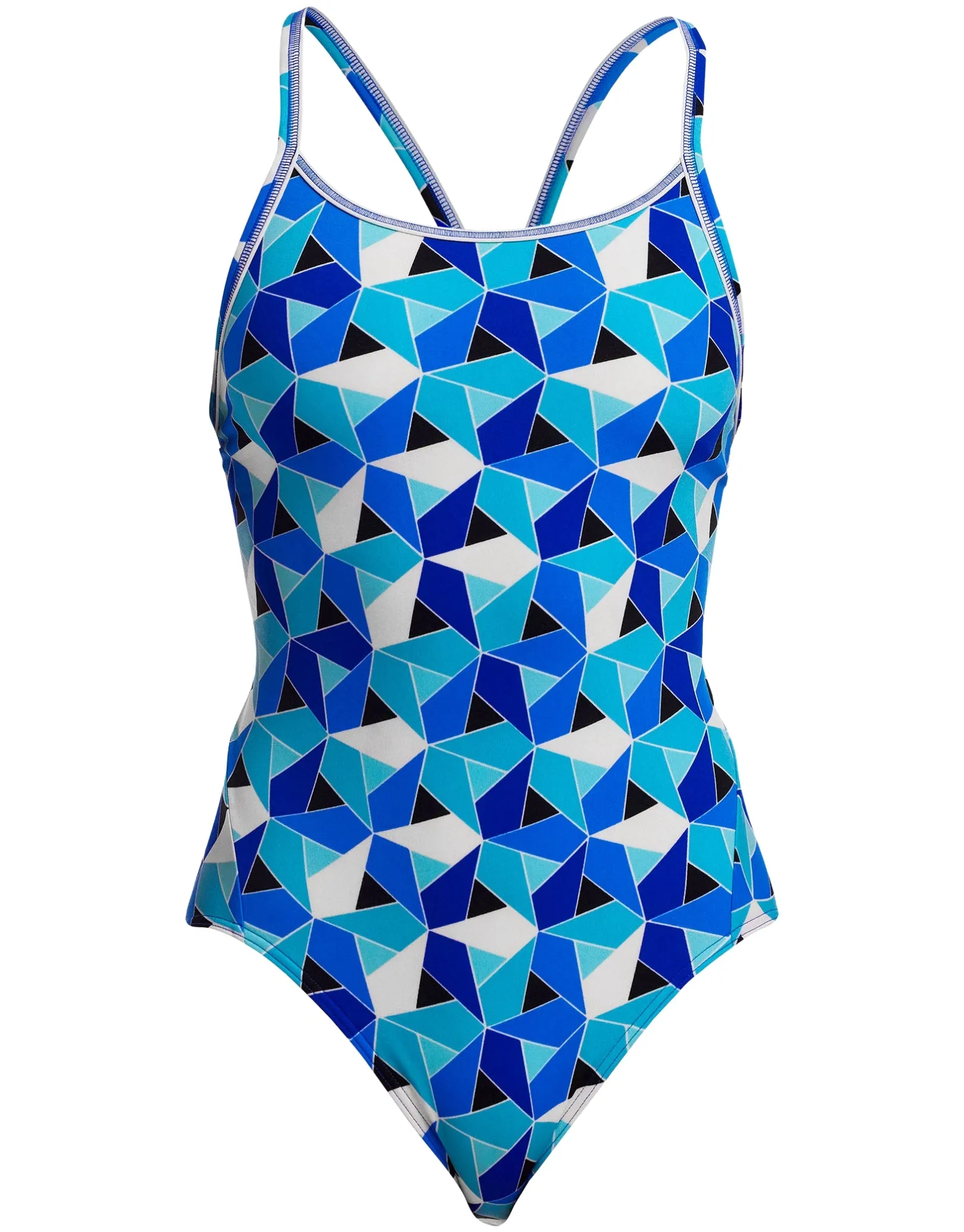 Tetra Tonic Diamond Back Swimsuit - Blue