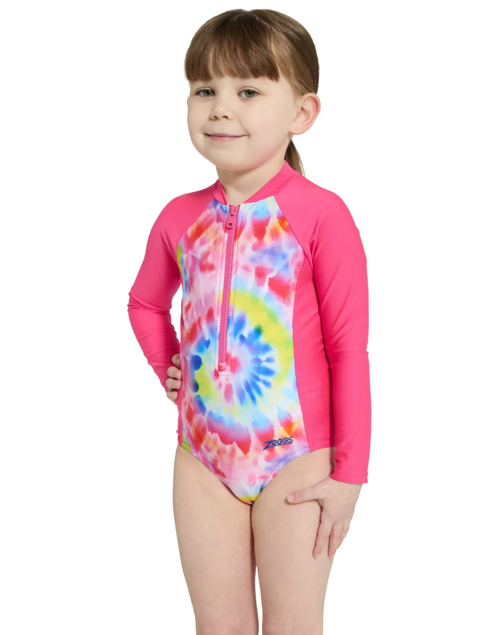 Tots Girls Twister Paddle Suit - Pink