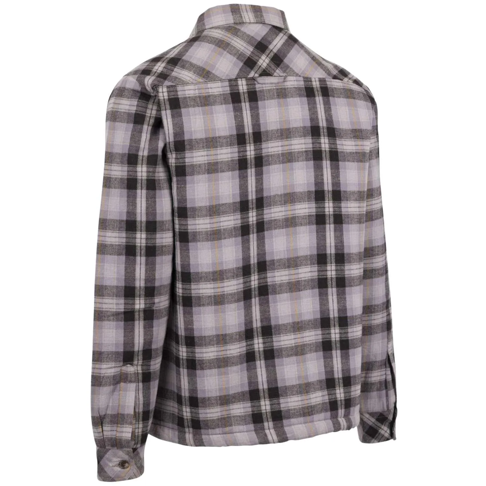 Trespass Mens Danehill Sherpa Lined Check Overshirt