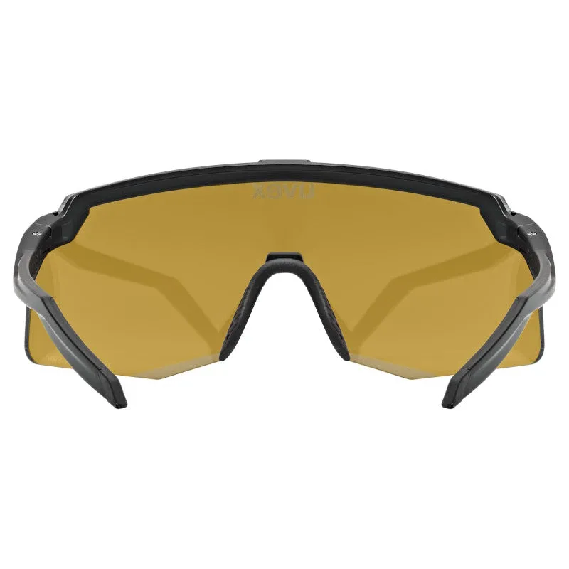 Uvex Pace Stage S CV goggles - Black Matt Mirror blue