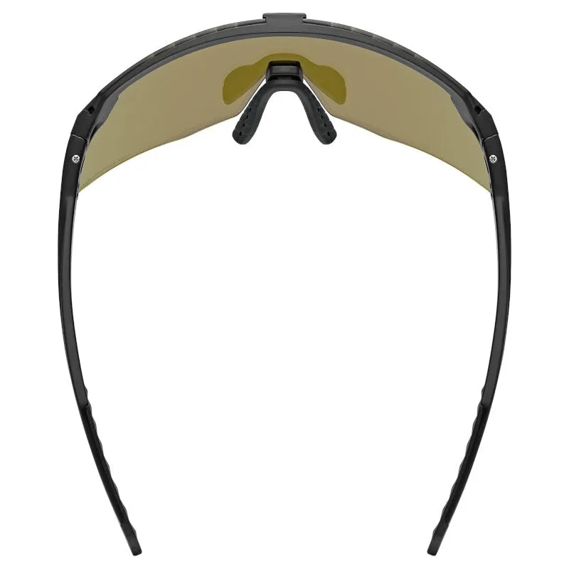 Uvex Pace Stage S CV goggles - Black Matt Mirror blue