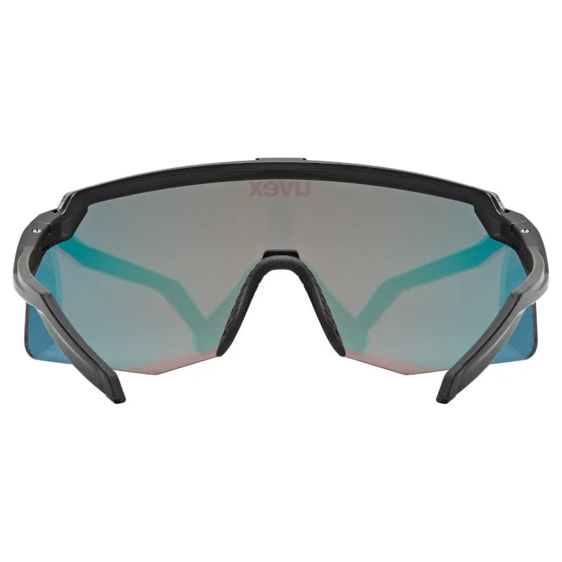 Uvex Pace Stage S CV goggles - Black Matt Mirror Red