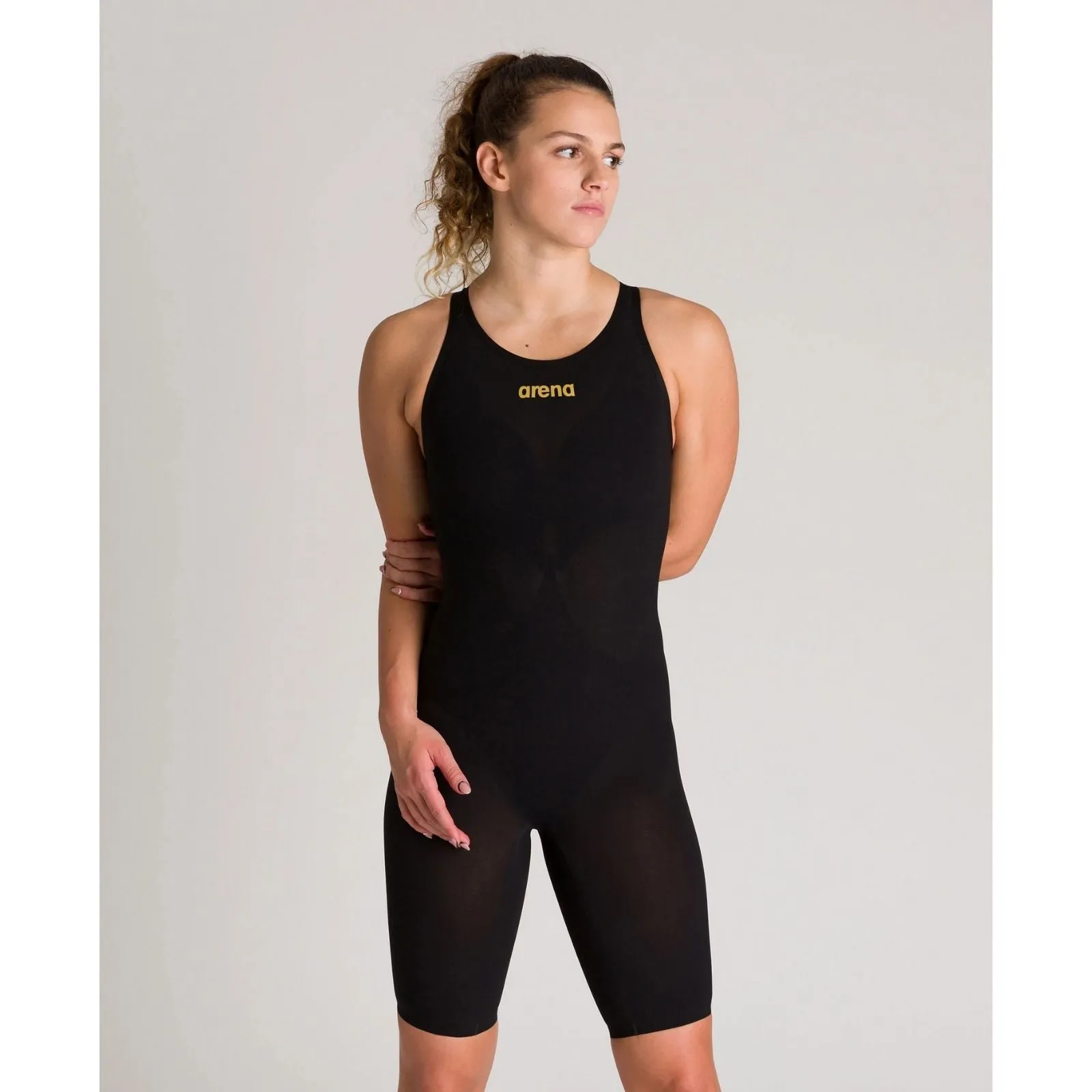 WOMEN'S POWERSKIN CARBON AIR2 OPEN BACK - BLACK/BLACK/GOLD