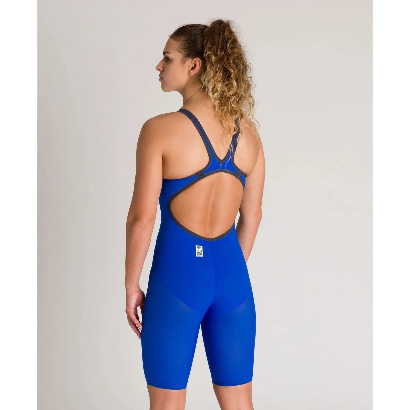 WOMEN'S POWERSKIN CARBON AIR2 OPEN BACK - ELECTRIC BLUE/DARK GREY/FLUO YELLOW