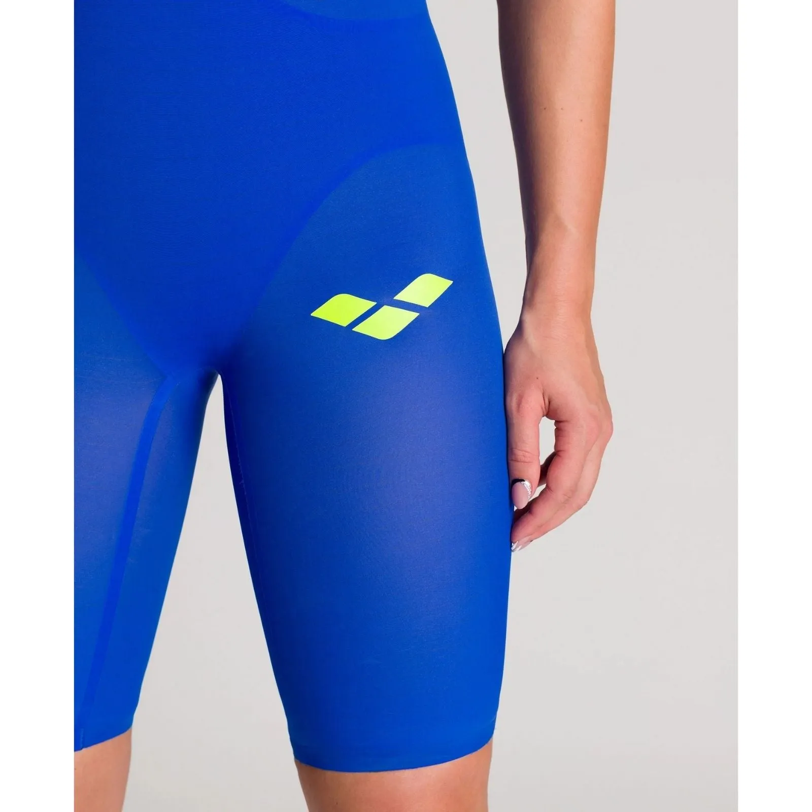 WOMEN'S POWERSKIN CARBON AIR2 OPEN BACK - ELECTRIC BLUE/DARK GREY/FLUO YELLOW