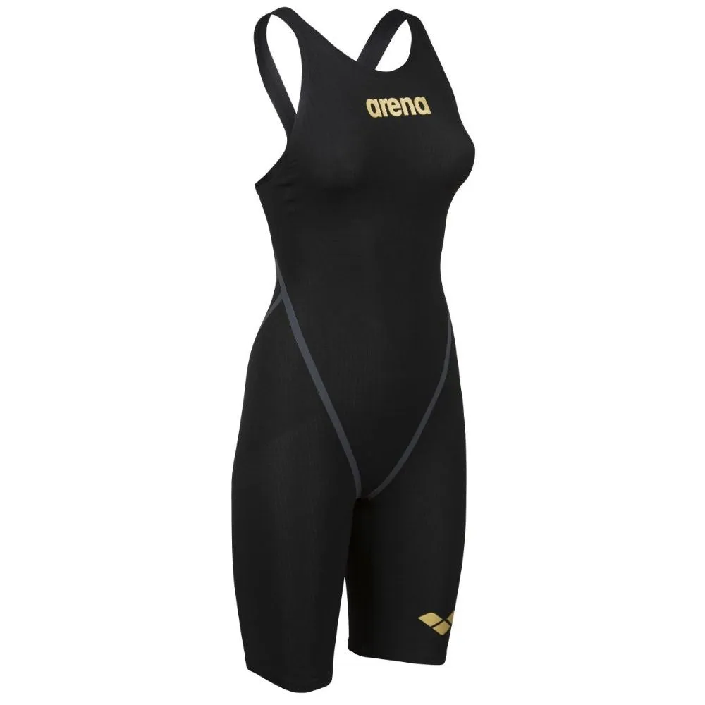 WOMEN'S POWERSKIN CARBON CORE FX OPEN BACK - BLACK/GOLD