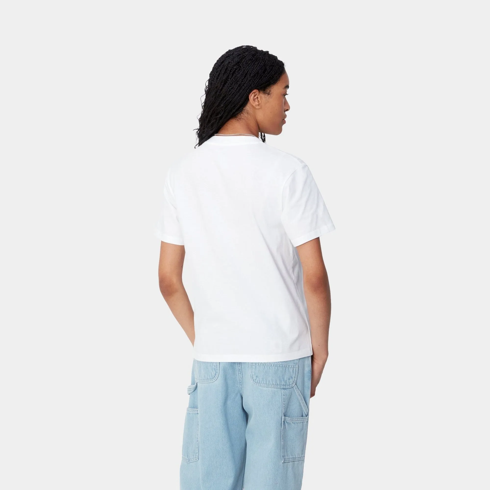 Women's Script Embroidery T-Shirt | White Carhartt WIP
