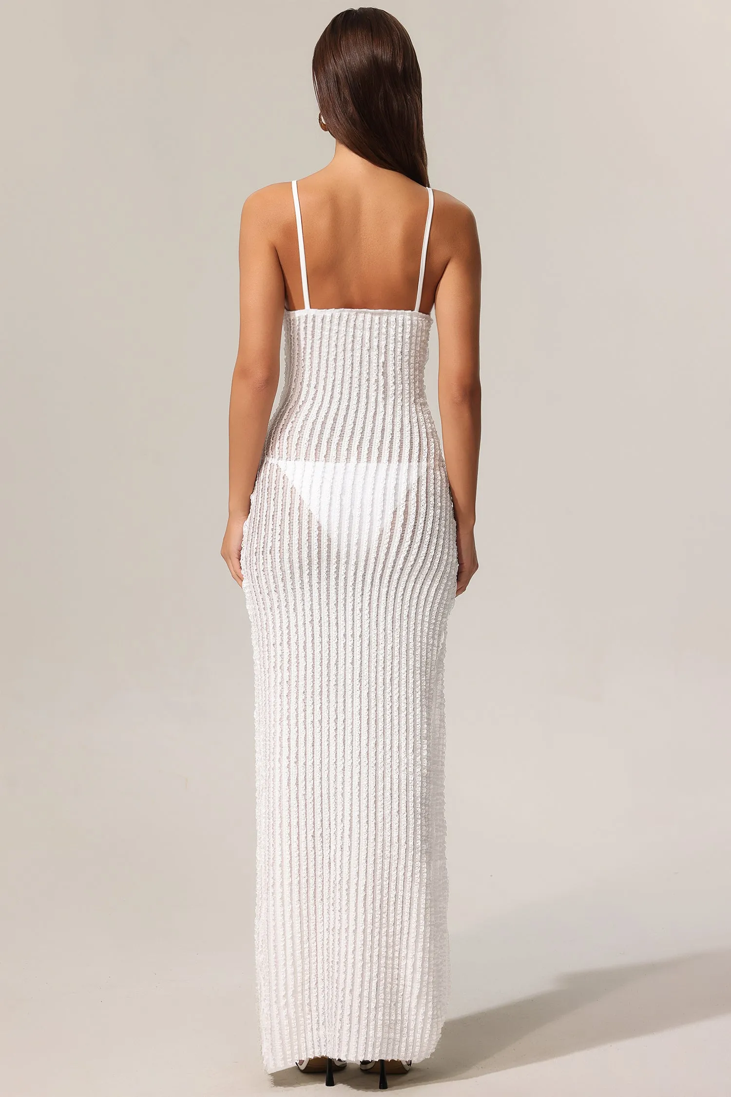Xlyia Halter Hollow Out High Slit Maxi Dress Gloria Lanvin